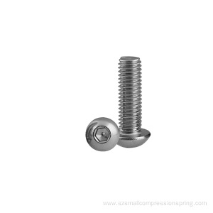 British And American Round Head Hex Screws